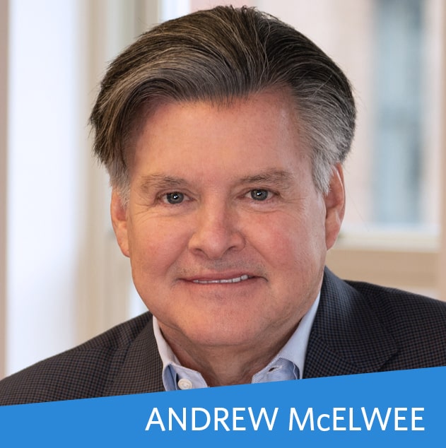 headshot of Andrew McElwee President and Chief Operating Officer